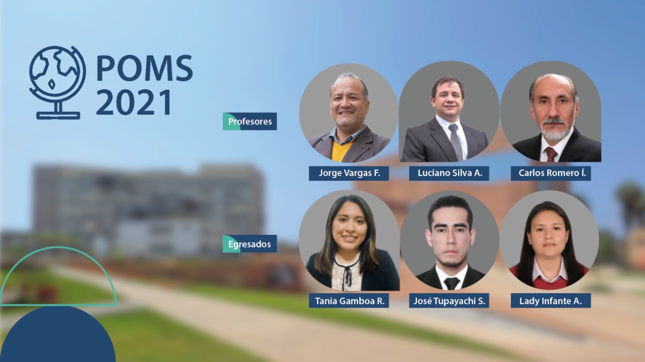 Springer publicará libro que recoge aportes de nuestros docentes en POMS 2021