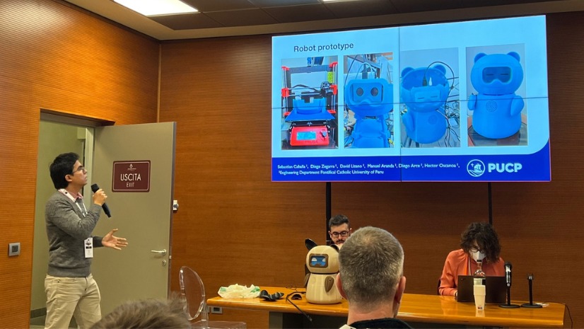 Ingenieros mecatrónicos PUCP obtuvieron el primer y segundo puesto en el ICSR 2022