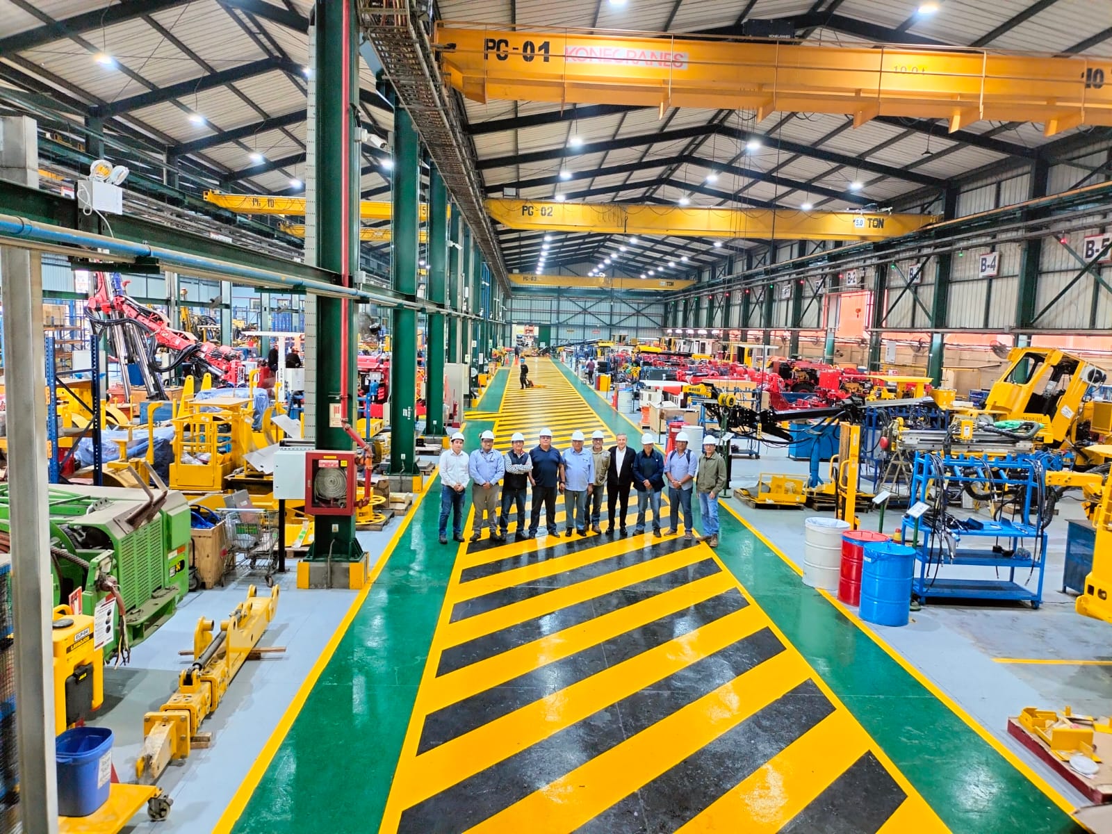 Delegación de Ingeniería Mecánica visitó las instalaciones de RESEMIN