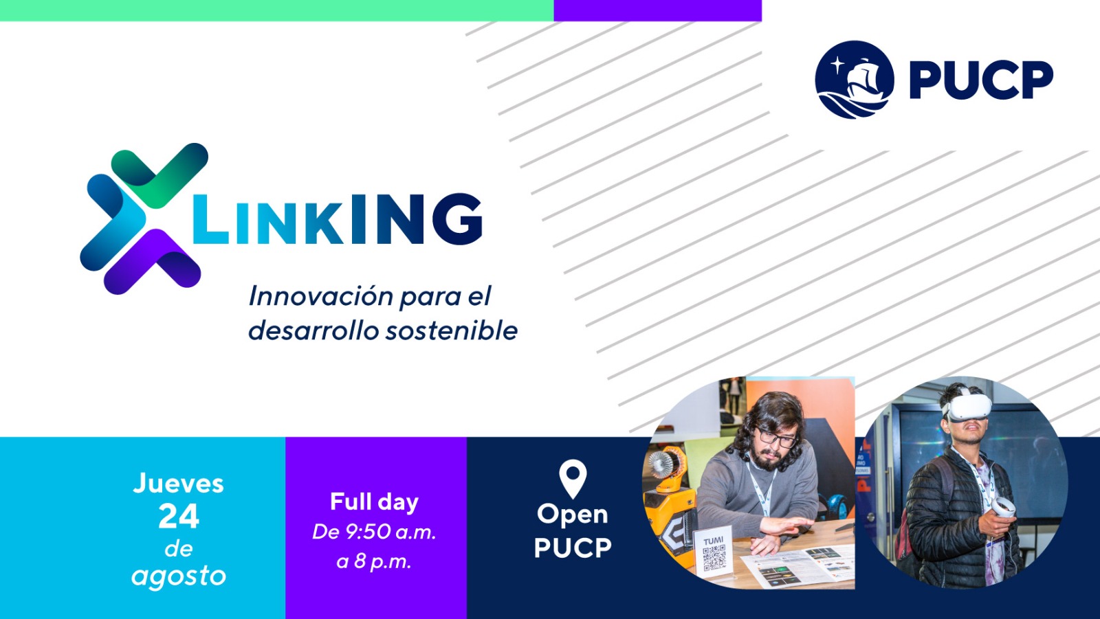 LinkING PUCP 2023, un evento de innovación para el desarrollo sostenible que busca vincular a la industria, academia y sociedad