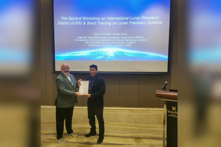 Docente Neils Vílchez participó en el Taller sobre la Estación Internacional de Investigación Lunar en China